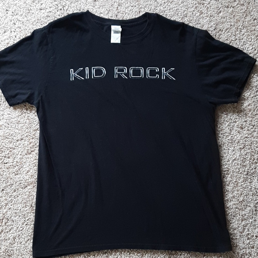 Gildan Softstyle Kid Rock‎ F*ck Tank Graphic Black Cotton Men's T-Shirt L